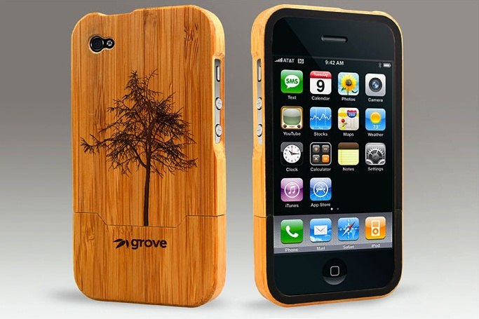 Бамбуковый чехол для IPHONE